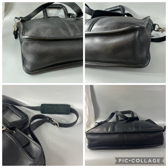 Vintage Coach # 5296 Black Leather Briefcase/Laptop Bag - Picture 14 of 14